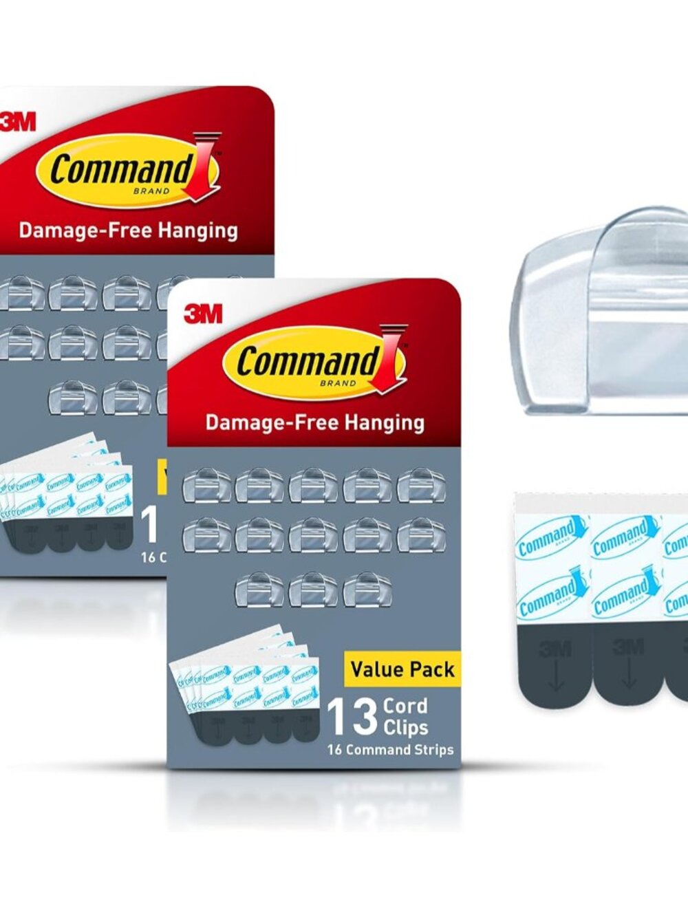 Round Cord Clips, Damage Free Hanging Cable, for Hanging Electrical Cables, 26 C